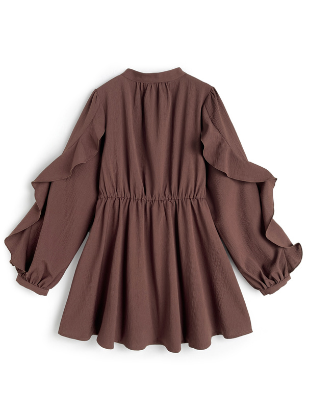 フリルスリーブフレアチュニック[al302] | レディースファッション通販