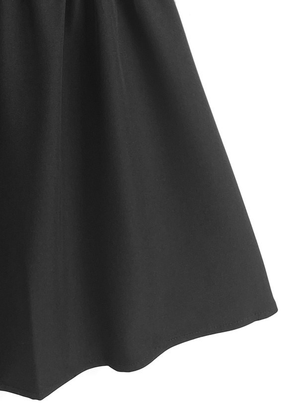 アシメフリルノースリーブペプラムベスト