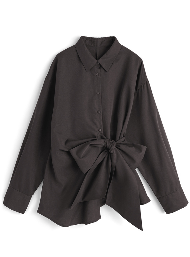 アシンメトリーリボンチュニック