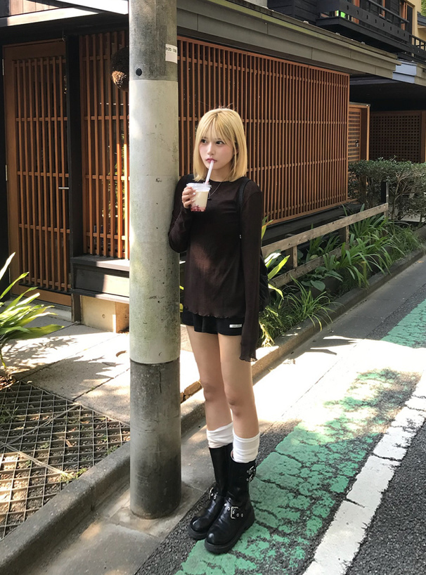 前後2Wayシアーメロウカーディガン