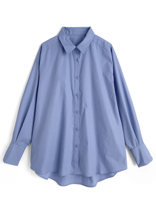 リボン付き2Wayロングシャツ