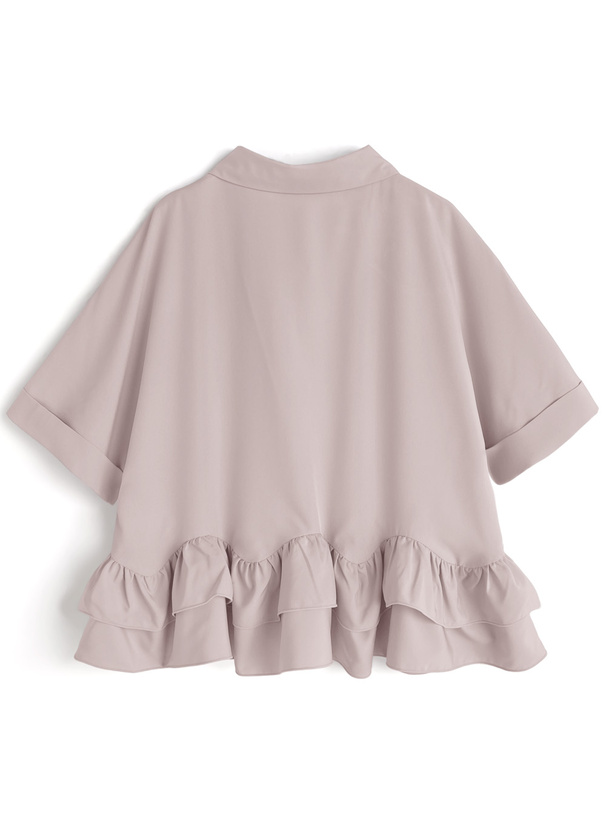 ウェーブフリルブラウス