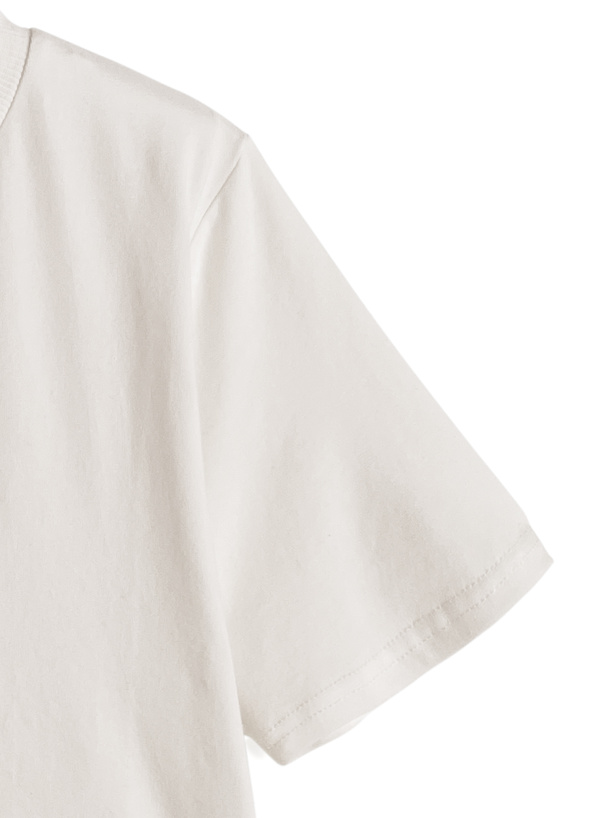 ビジュー立体刺繍ロゴTシャツ