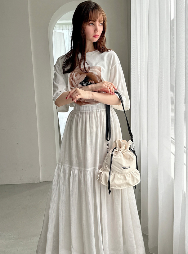楊柳ティアードスカート[an1330] | レディースファッション通販の