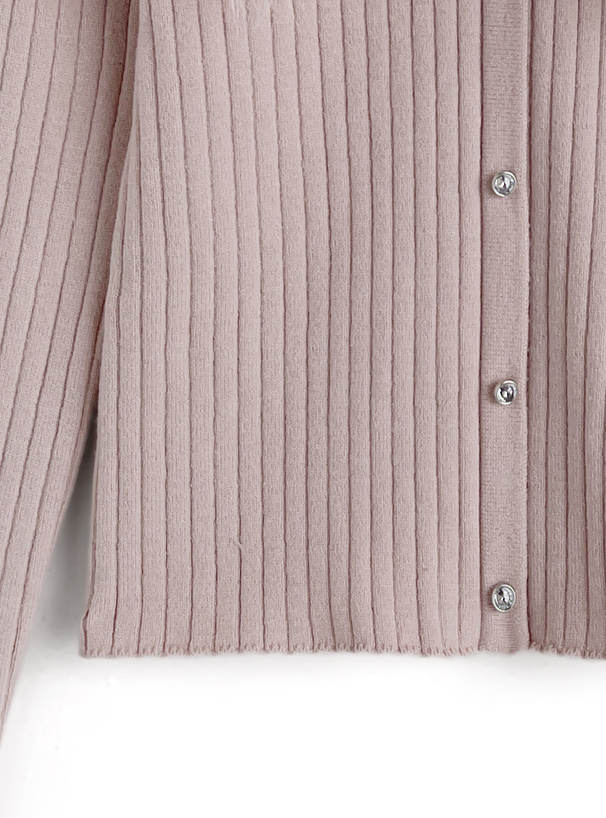 ファーオフショルダーニットトップス