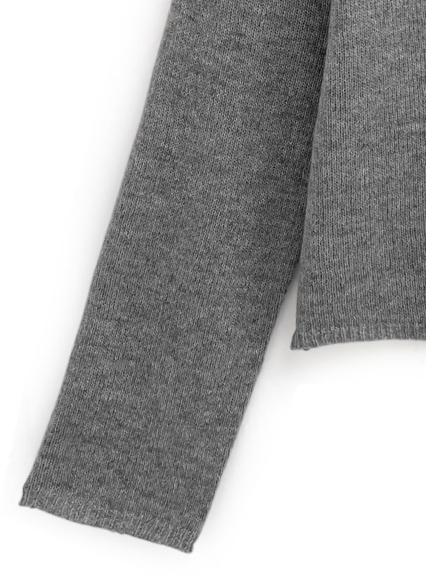 アシンメトリーカラーオフショルニットトップス