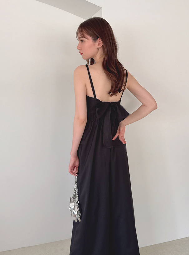 バックオープンリボンキャミオールインワン[an1762] | レディース