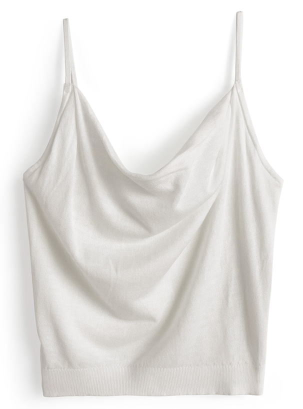 ドレープニットキャミソール