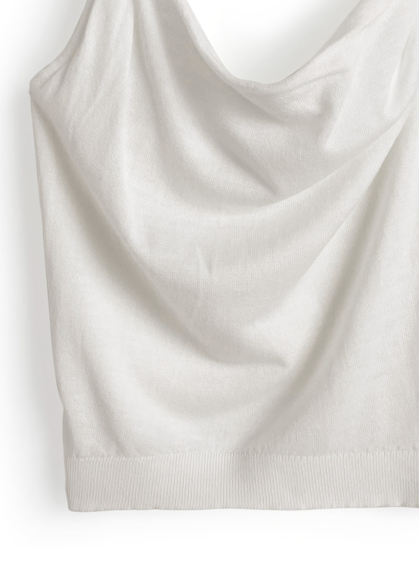 ドレープニットキャミソール