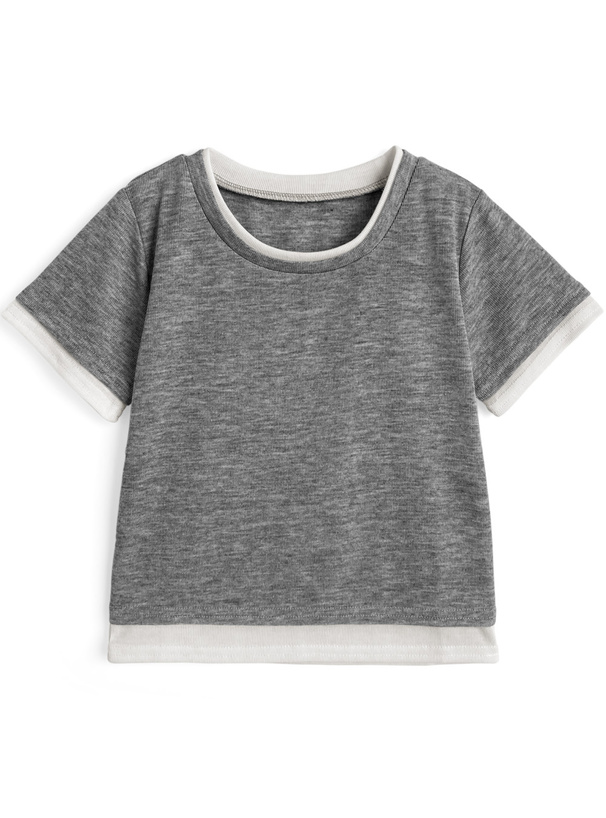 レイヤード風Tシャツ