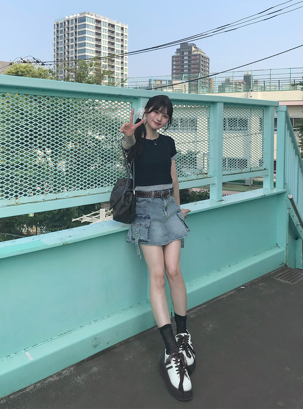 レイヤード風Tシャツ