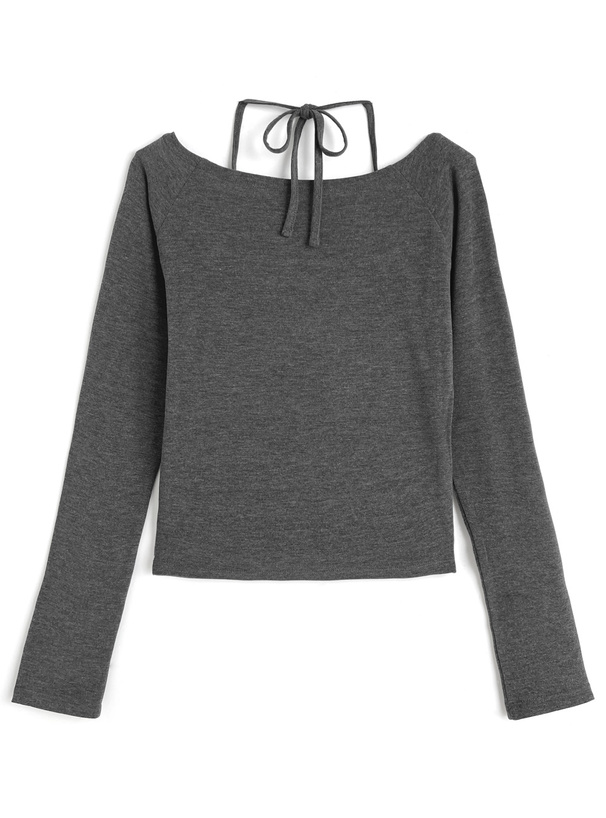 ホルターネックカシュクールトップス