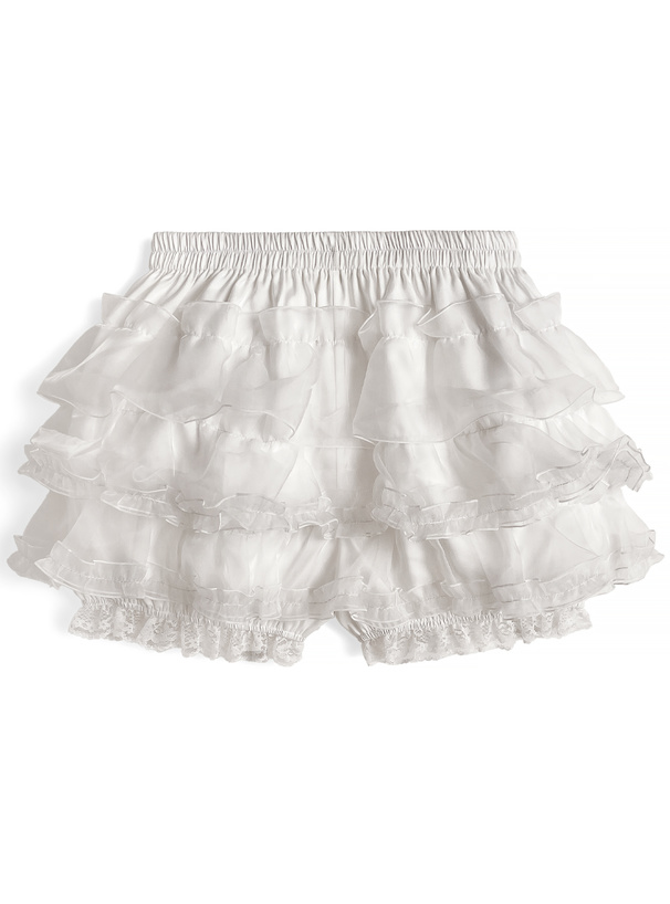 チュールフリルティアードレースショートパンツ[an1791] | レディース