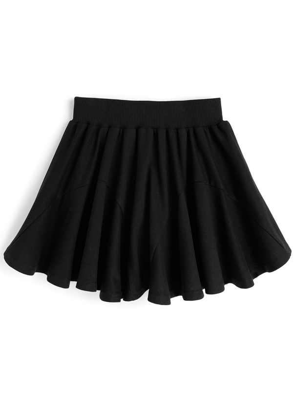 インパン裏地付きスウェットフレアミニスカート[an1793] | レディース