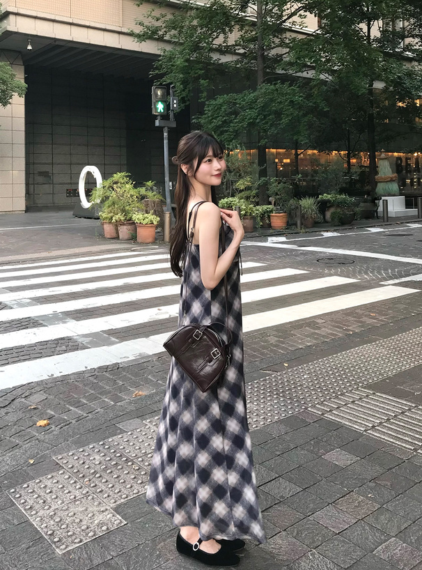 coquette ダークコア 姫ギャル チェック フリル キャミ ワンピース 00s coquette ダークコア 姫ギャル チェック フリル キャミ