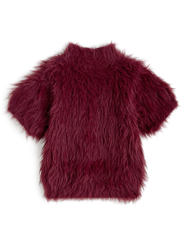 gucci シャギーニット 半袖ニット トップス gucci シャギー