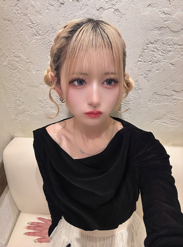 シアーベロアドレープトップス