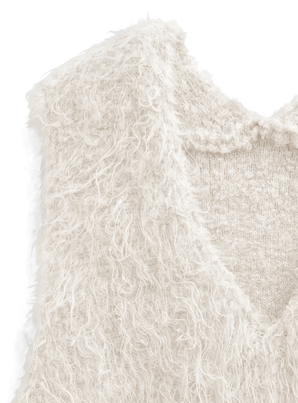 Vネックニットベスト