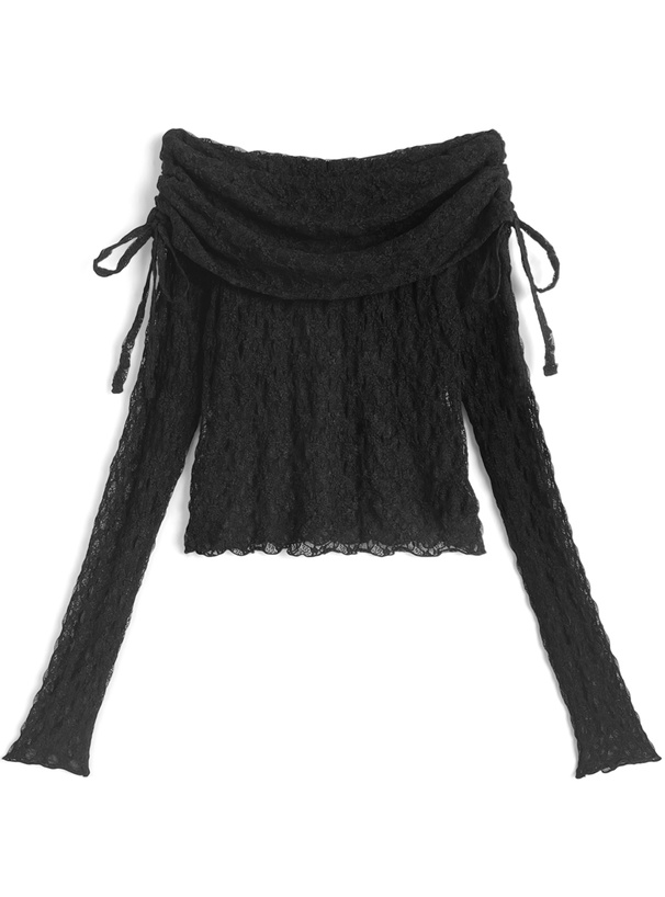 オフショルレーストップス