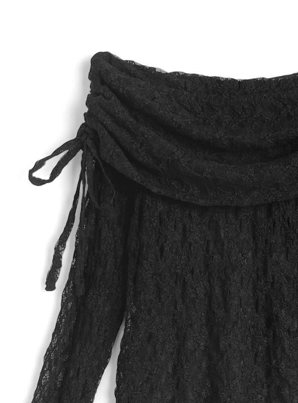 オフショルレーストップス