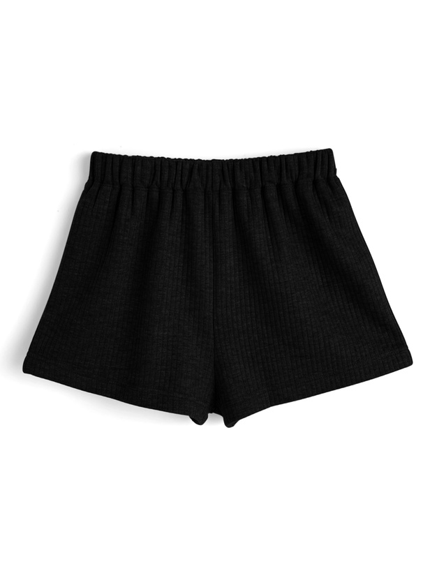 リブショートパンツ