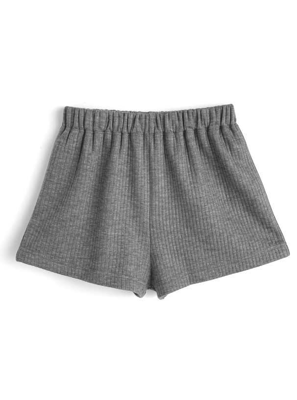 リブショートパンツ
