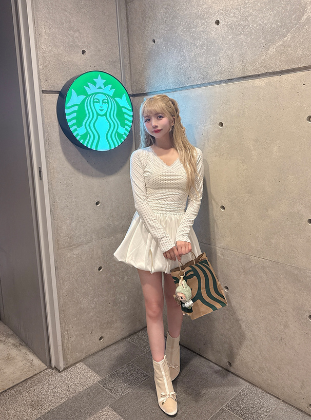 ドット柄Vネックレーストップス[an1833] | レディースファッション通販