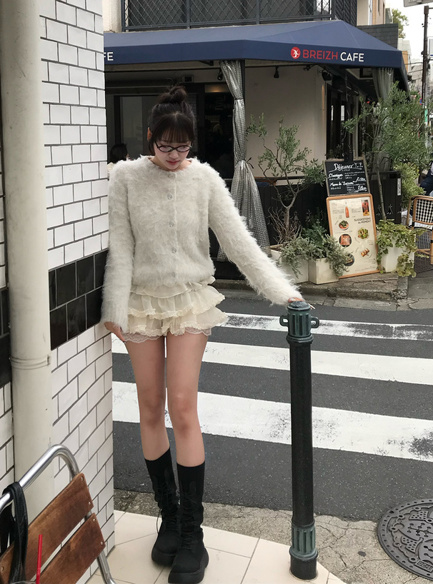 ニットカーディガン