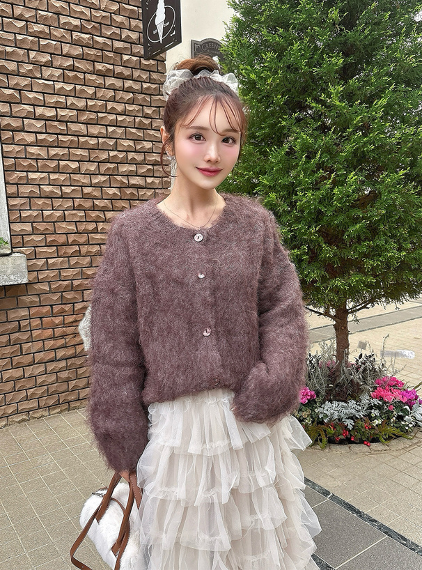 ニットカーディガン