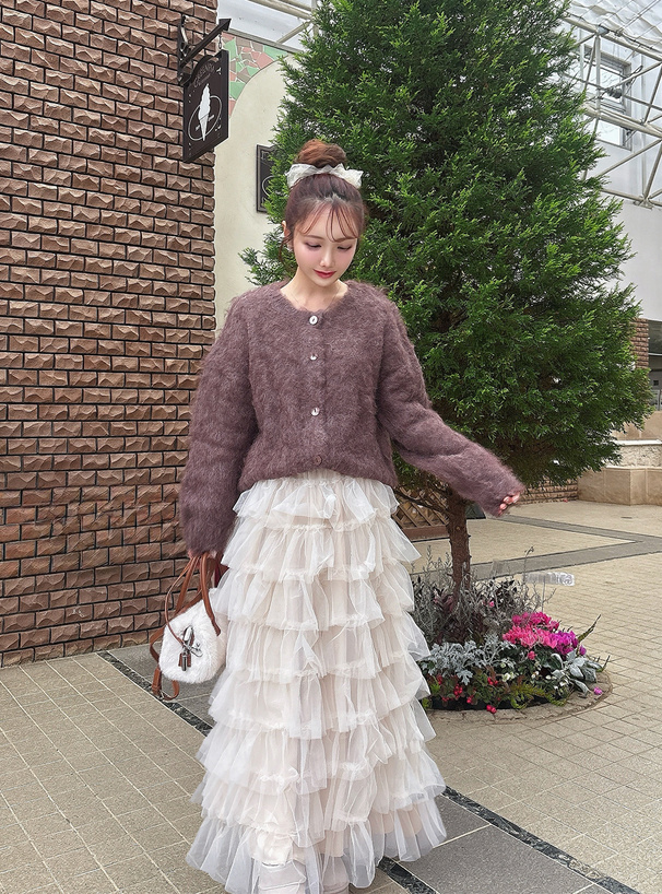 ニットカーディガン