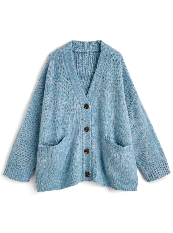 Vネックニットカーディガン[an1849] | レディースファッション通販の