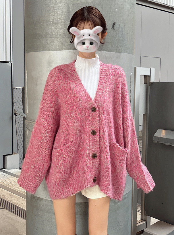 Vネックニットカーディガン[an1849] | レディースファッション通販の