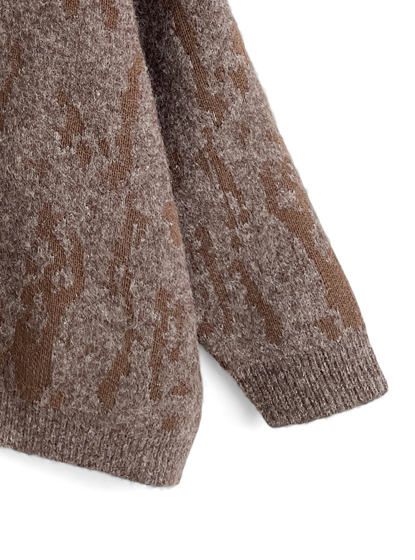 Vネックニットカーディガン