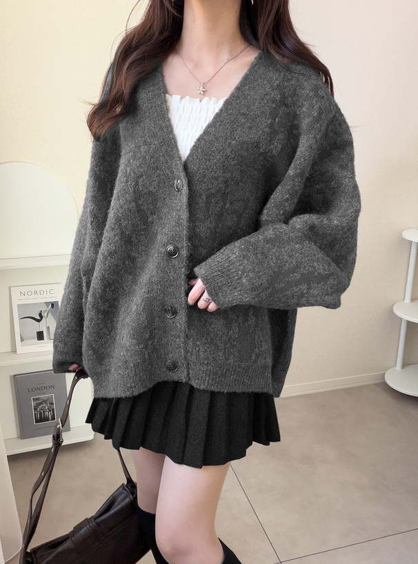 Vネックニットカーディガン[an1852] | レディースファッション通販の