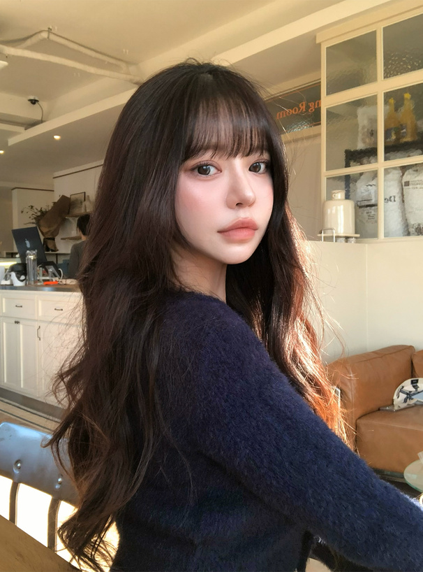 シャギーニットカーディガン