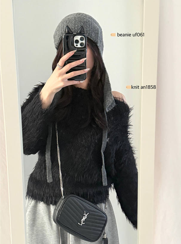 2Wayシャギーニットトップス[an1858] | レディースファッション通販の