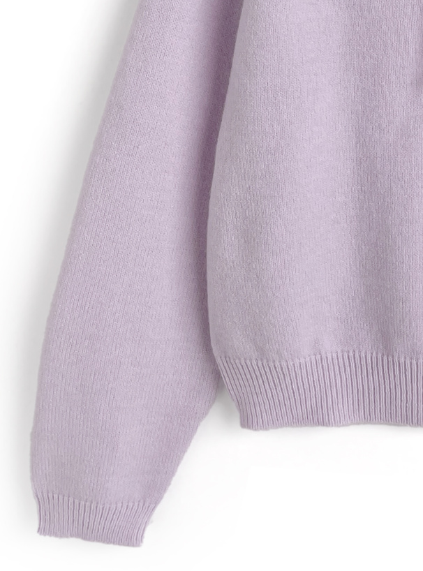 フリルリボンニットトップス