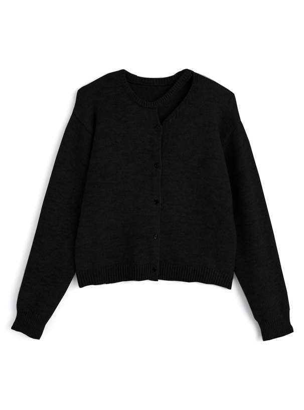 スリットネックニットトップス