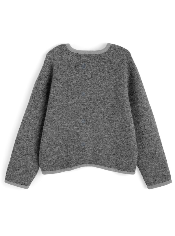 ゴールドボタンニットカーディガン