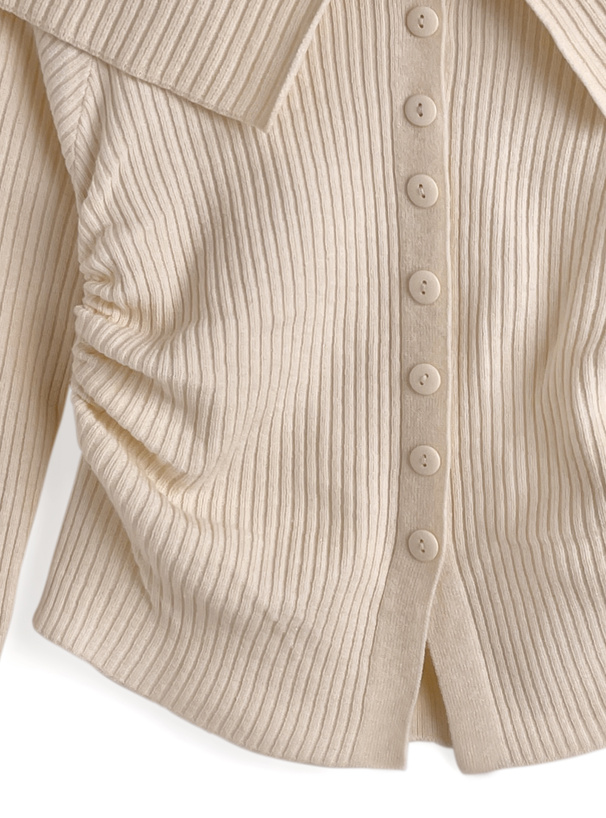 マルチWayビッグカラーニットトップス