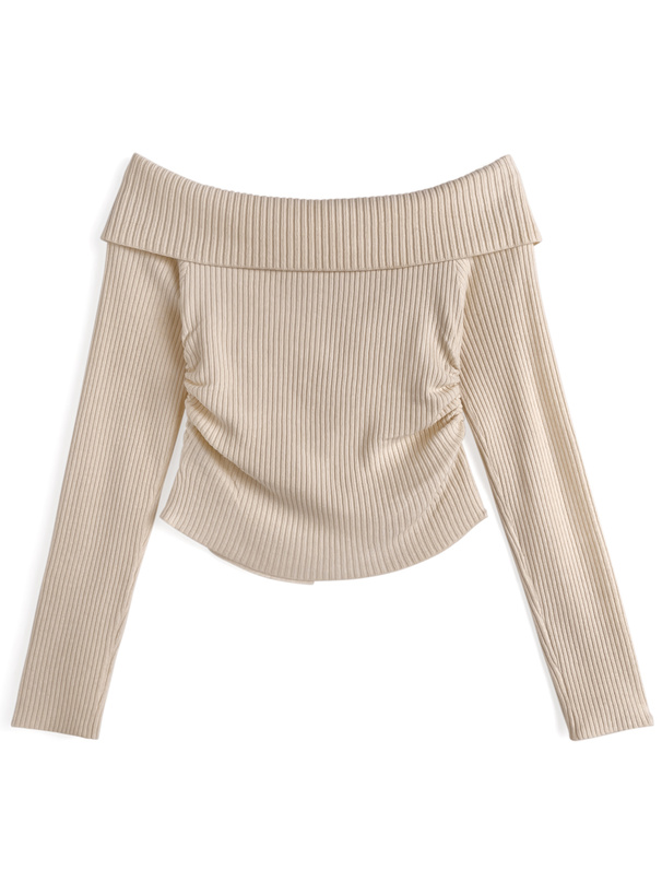 マルチWayビッグカラーニットトップス