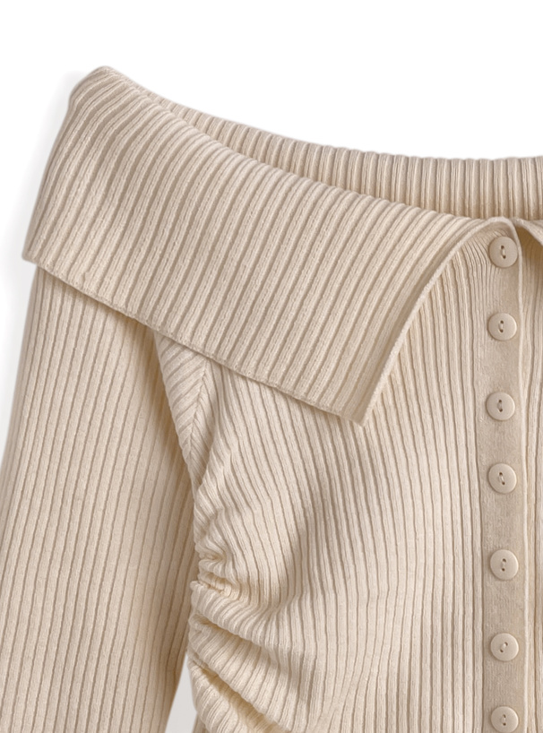 マルチWayビッグカラーニットトップス[an1897] | レディース