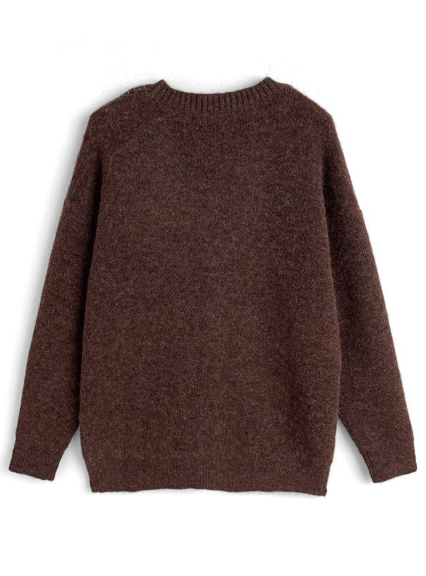 アーガイル柄ニットカーディガン