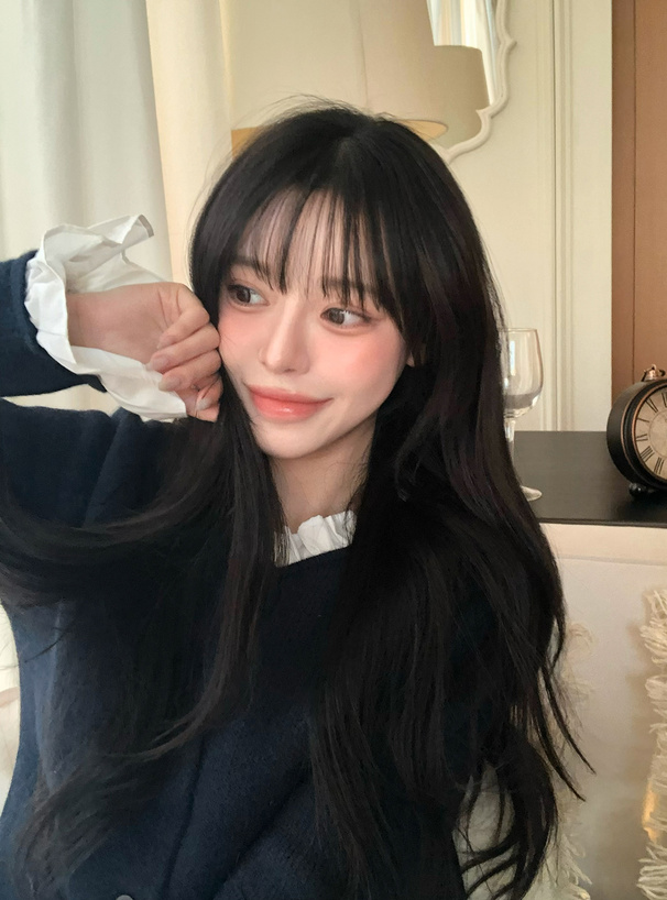 フリルレイヤード風ニットカーディガン