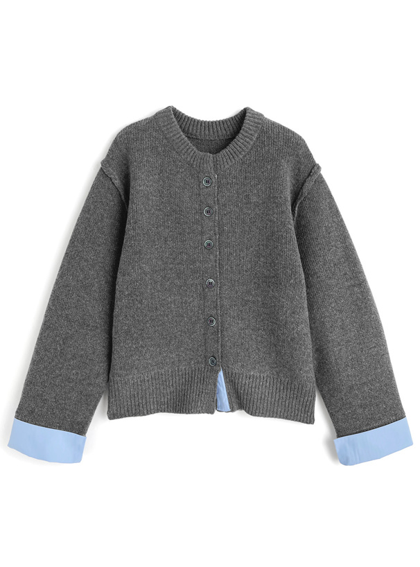 シャツドッキングニットカーディガン[an1927]