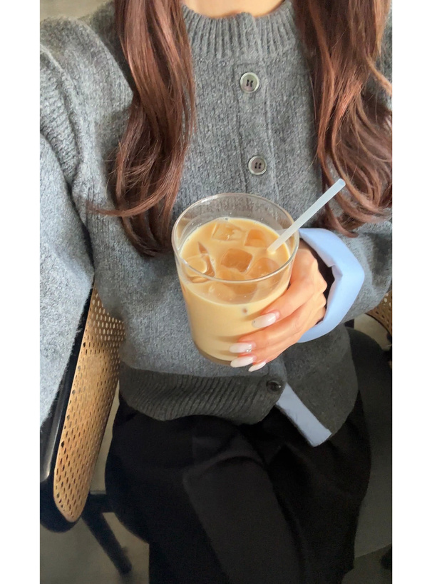 シャツドッキングニットカーディガン