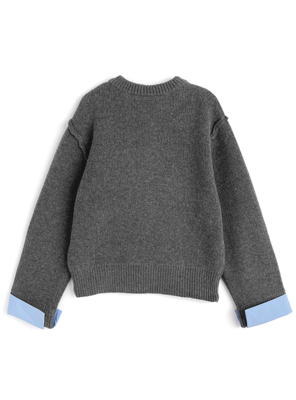 シャツドッキングニットカーディガン[an1927] | レディース