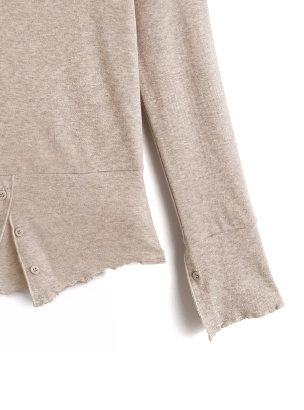 ワンショルダーアシンメトリートップス