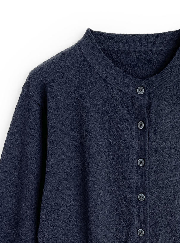 ウエストシェイプニットカーディガン