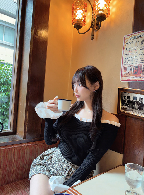 フリルオフショルダーニットトップス[an1950] | レディース